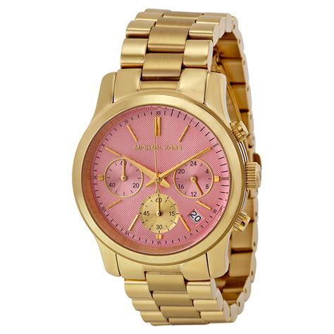 michael kors pink watch price|michael kors runway pink.